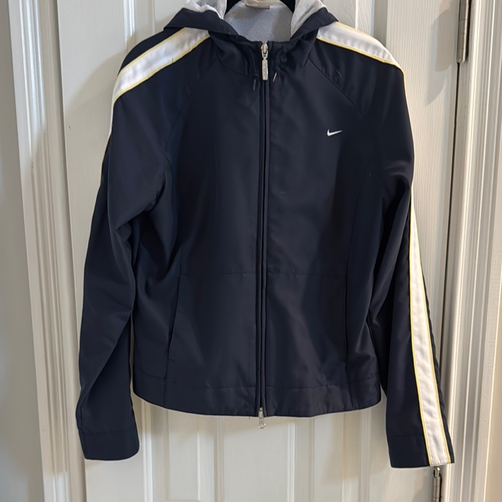 Nike Navy Jacket with White Accents
